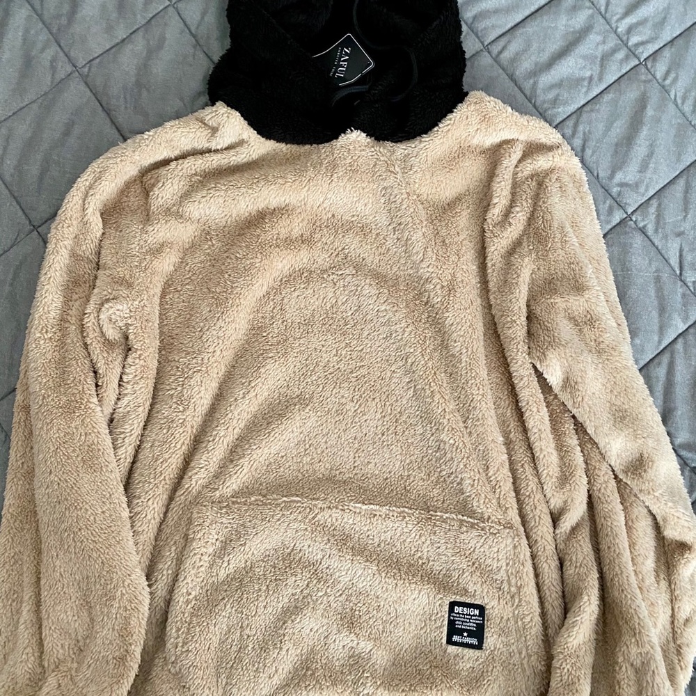Black/Tan Hoodie